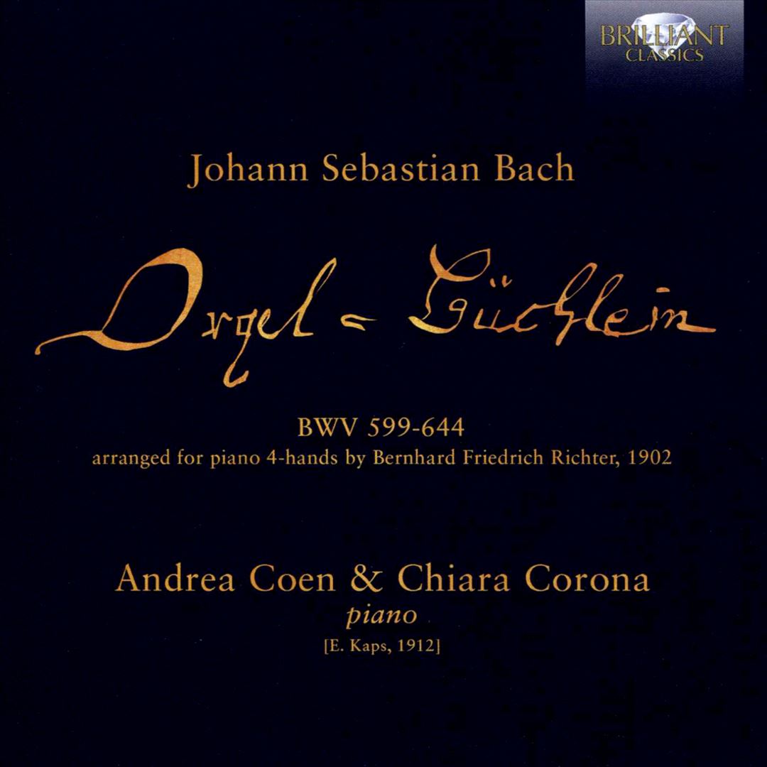 Johann Sebastian Bach: Orgelbuchlein, BWV 599-644 cover art