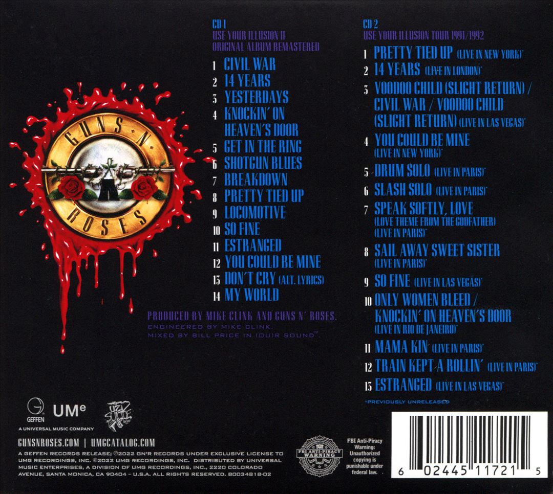 Use Your Illusion II [Deluxe Edition] cover art