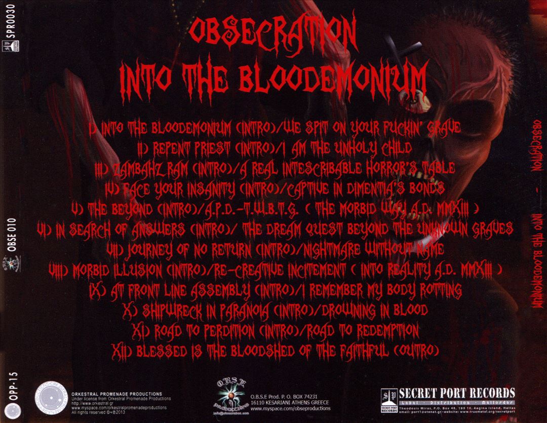 Into the Bloodemonium cover art