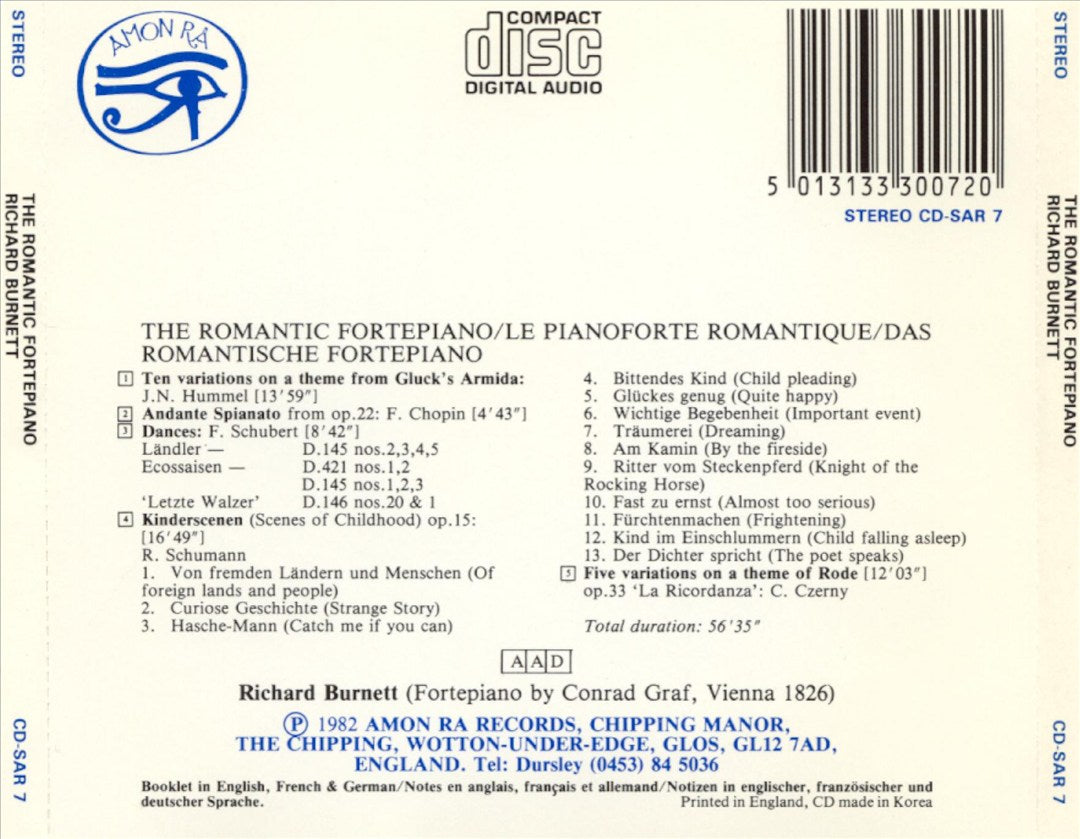 Romantic Fortepiano cover art