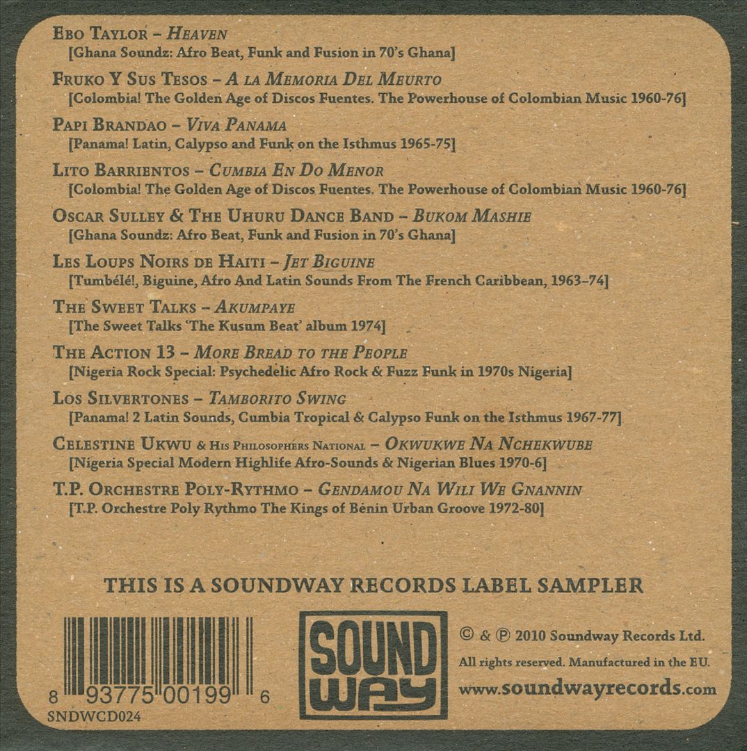 Afro Tropical Soundz, Vol. 1 cover art