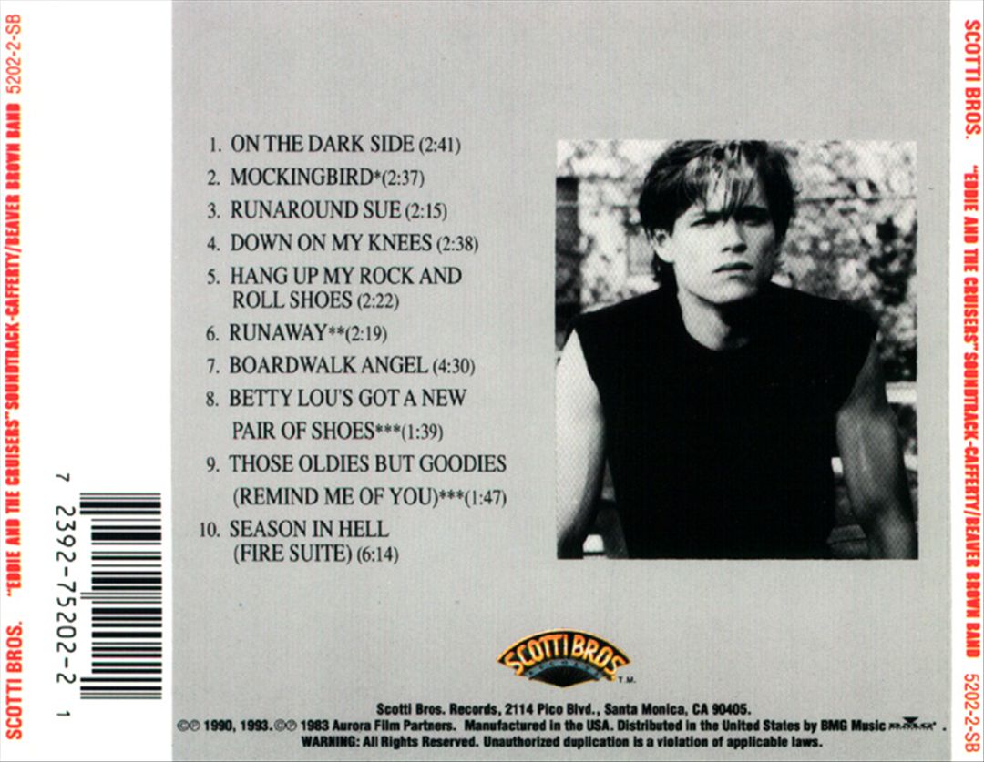 Eddie & the Cruisers [Original Soundtrack] cover art