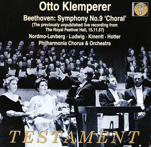 Beethoven: Symphony No. 9 "Choral" [1957 Live Reoording] cover art