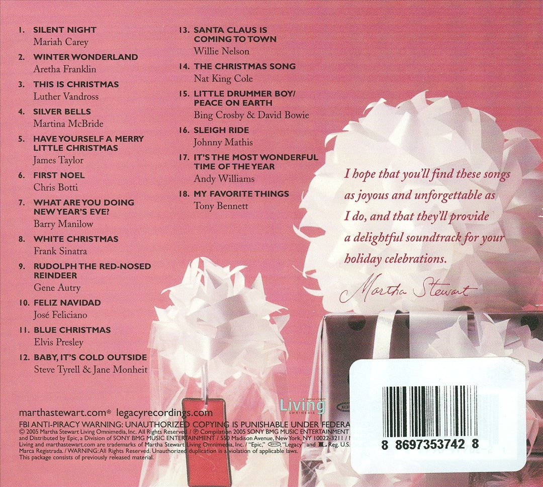 Martha Stewart Living Music: Traditional Songs for the Holidays cover art