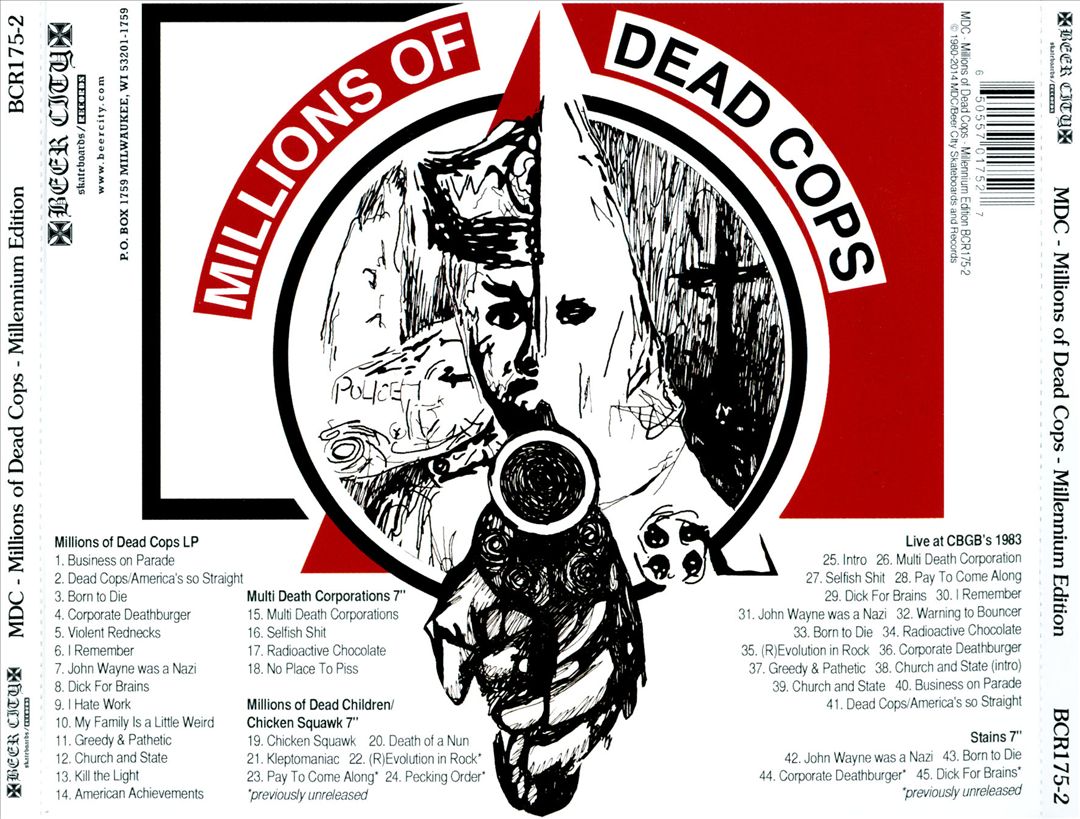 Millions of Dead Cops [Millennium Edition] cover art