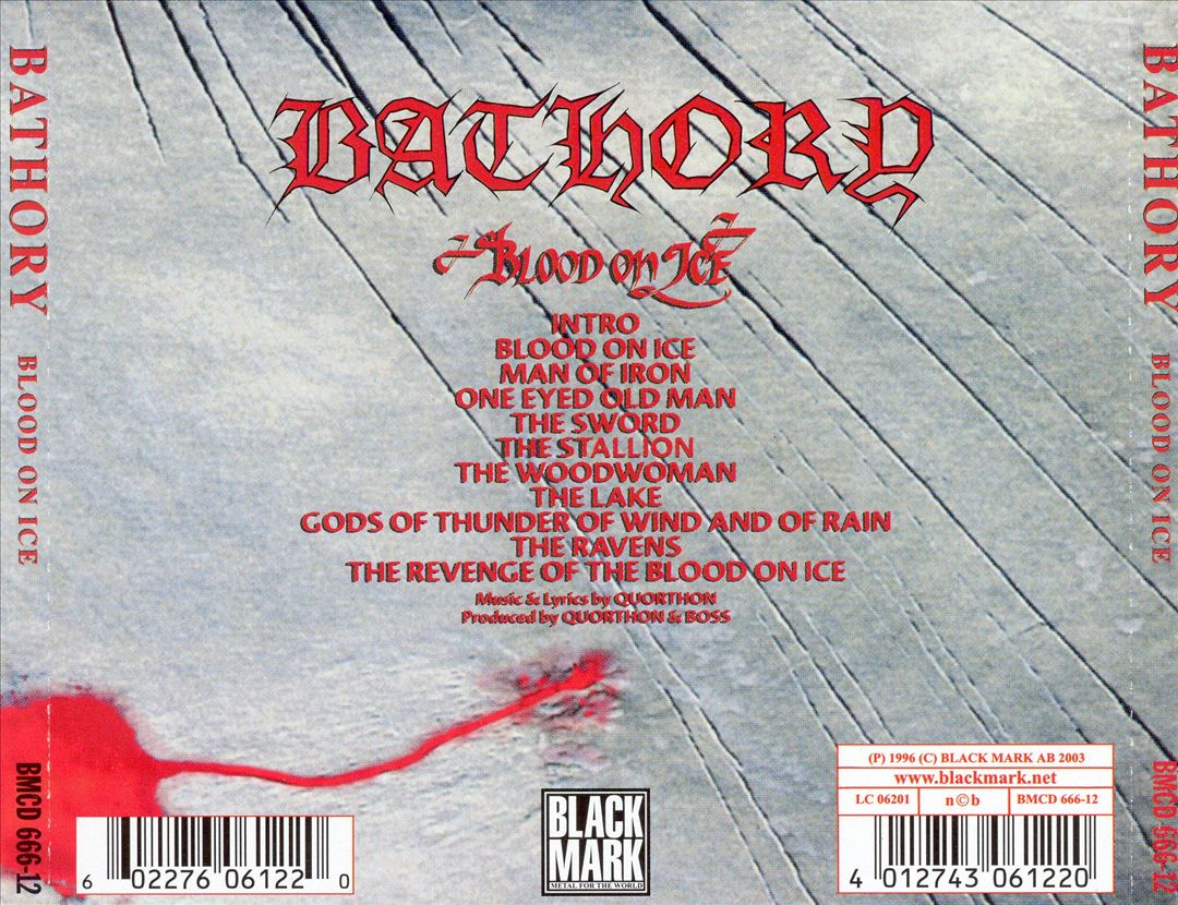 Blood on Ice cover art