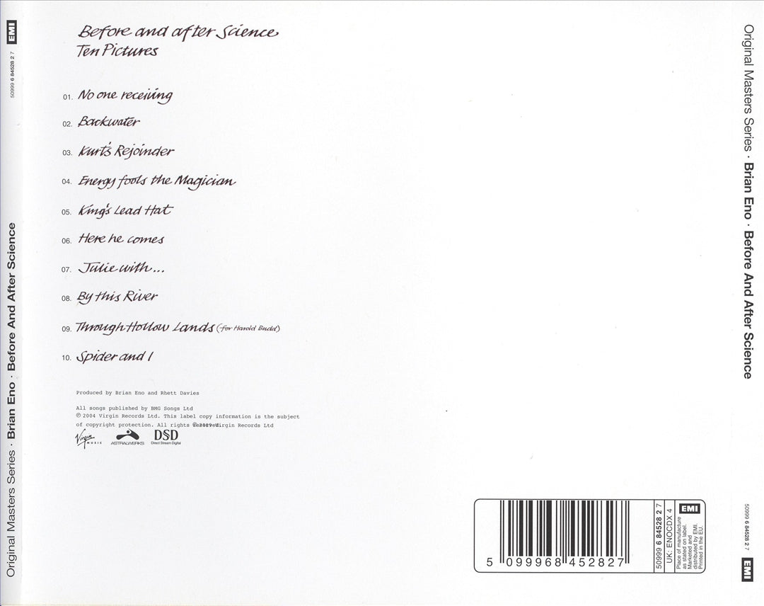 Before and After Science cover art