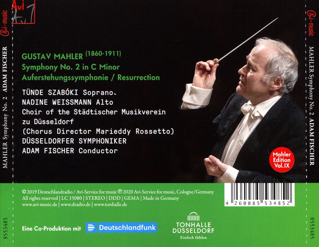 Mahler: Symphony No. 2 cover art