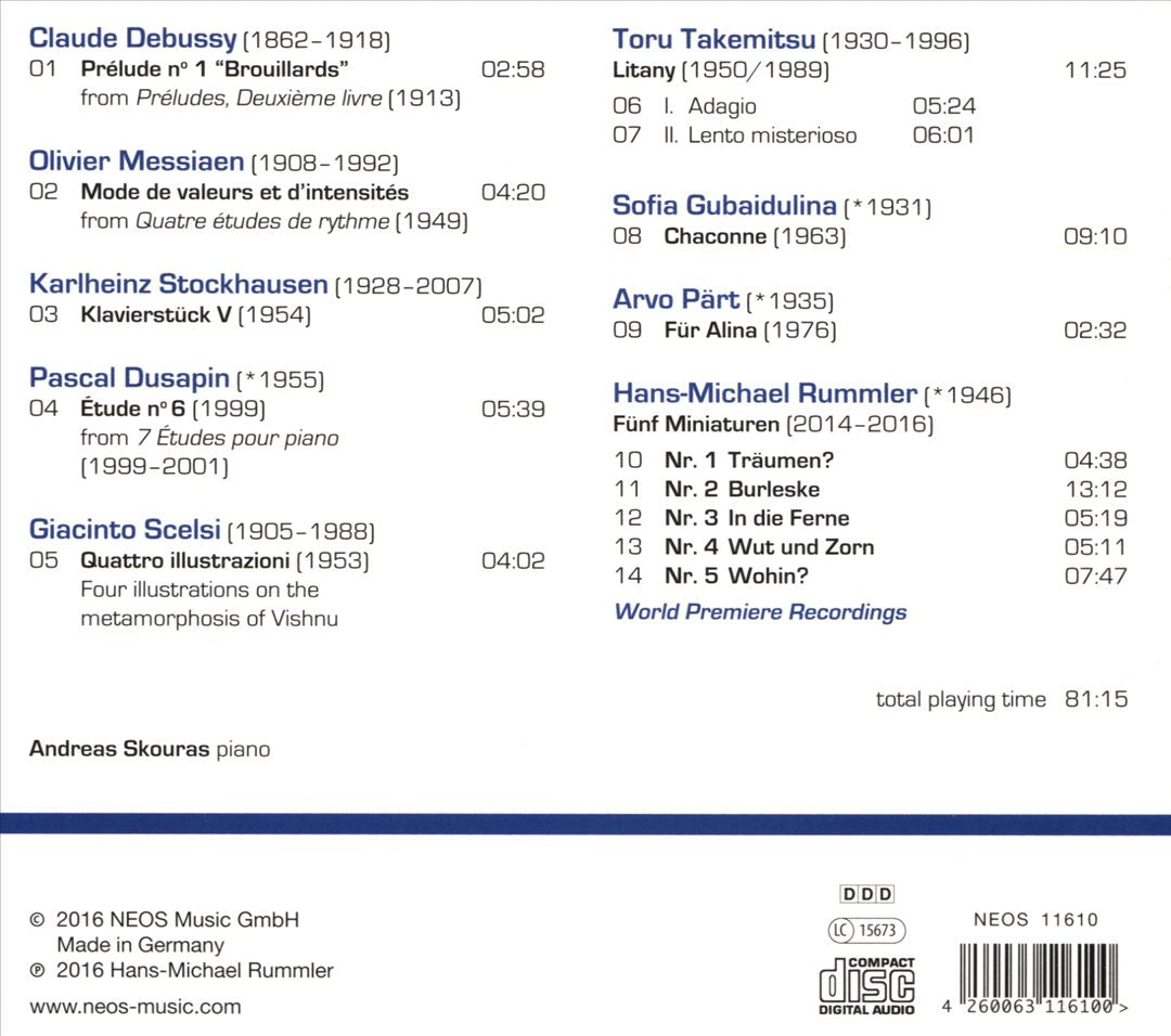 Ins Offene: Klaviermusik der Moderne cover art