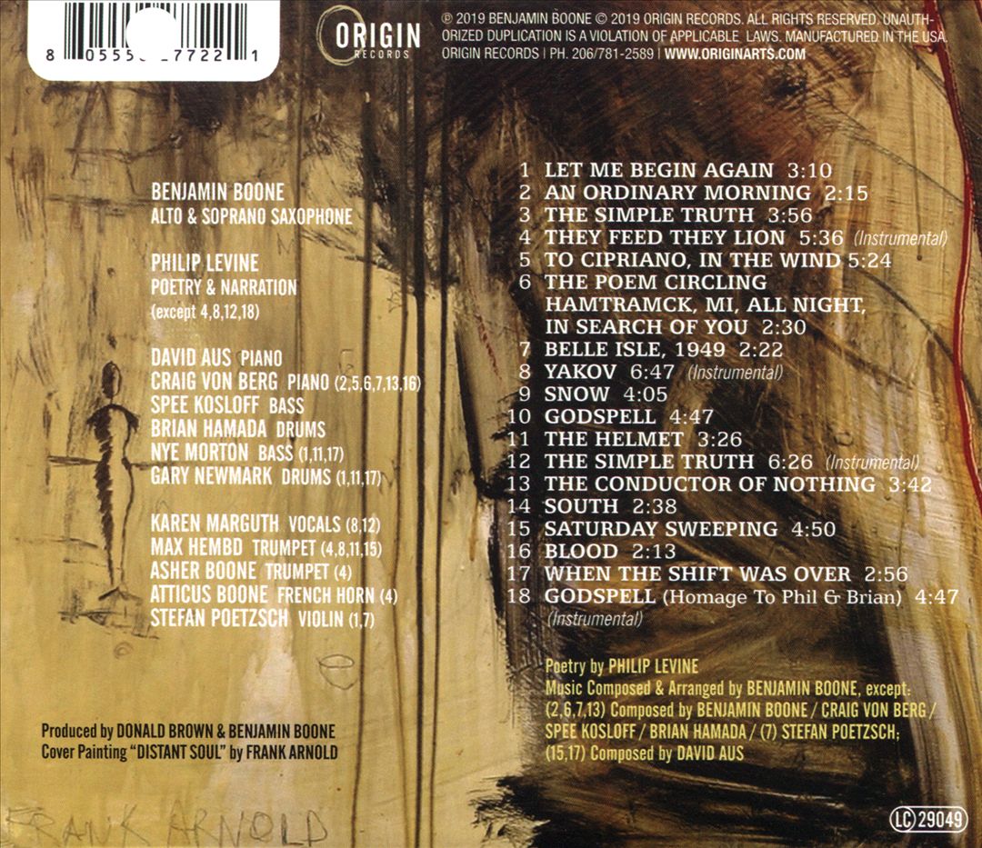 The Poetry of Jazz Volume Two cover art