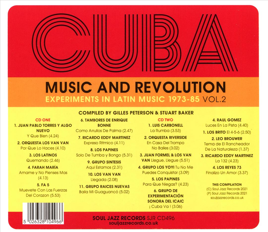 CUBA: Music and Revolution: Culture Clash in Havana: Experiments in Latin Music 1975-85, Vol. 2 cover art