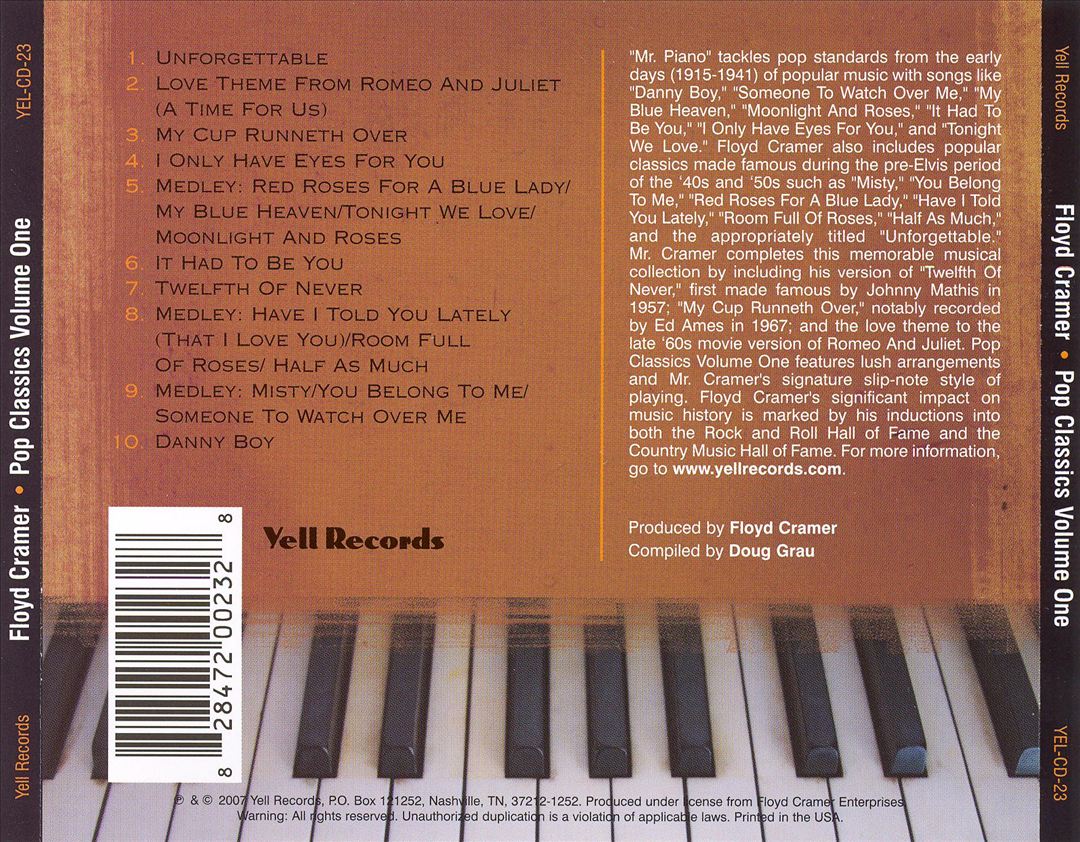 Pop Classics, Vol. 1 cover art