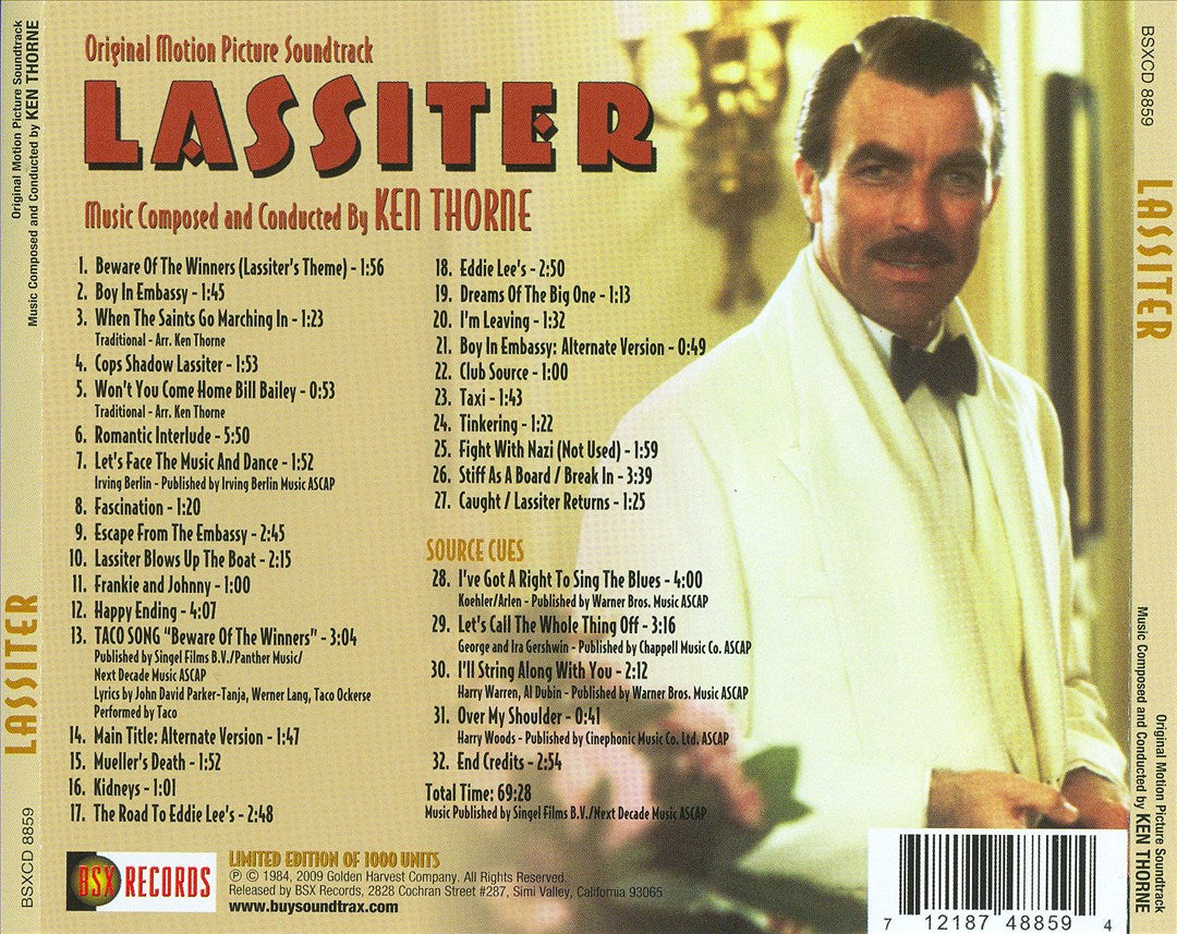 Lassiter [Original Motion Picture Soundtrack] cover art