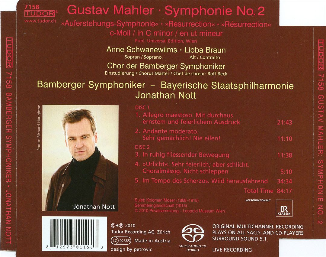 Mahler: Symphony No. 2 cover art