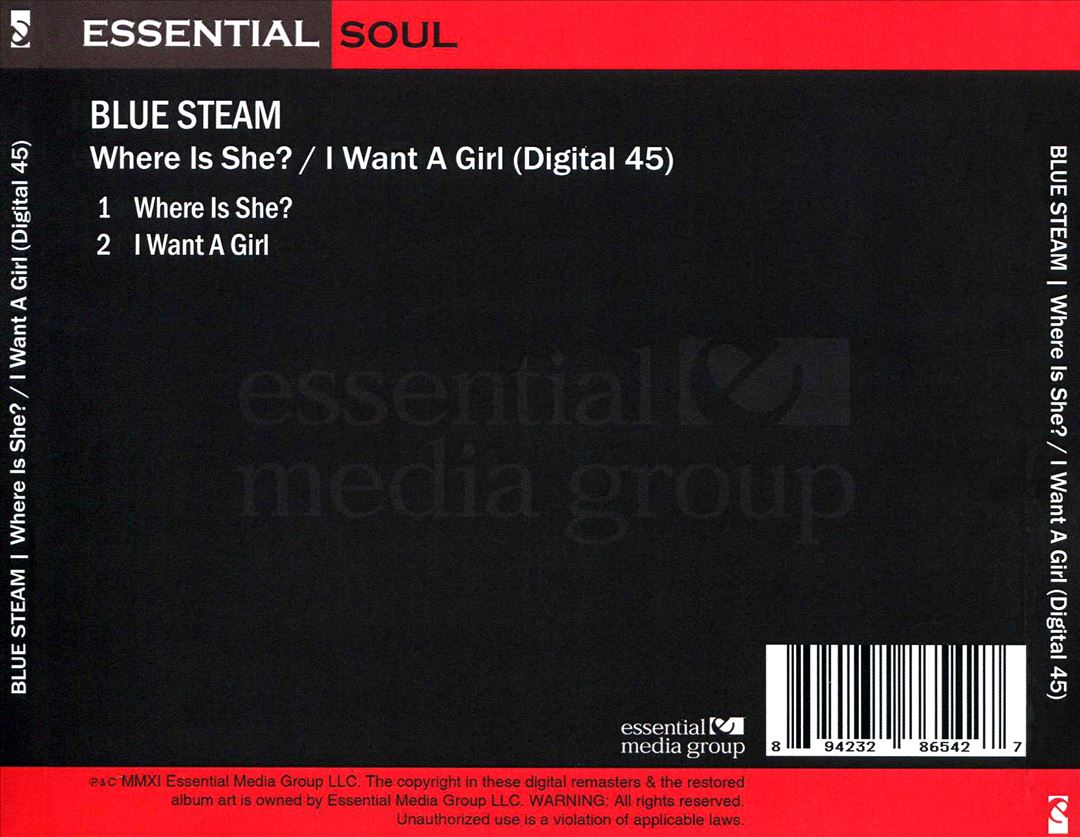 Where Is She?/I Want a Girl cover art
