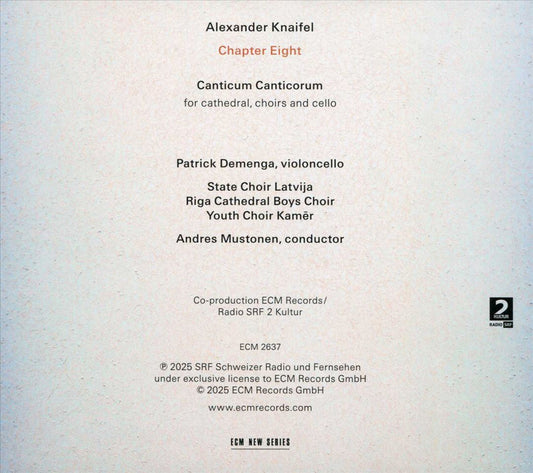 Alexander Knaifel: Chapter Eight cover art