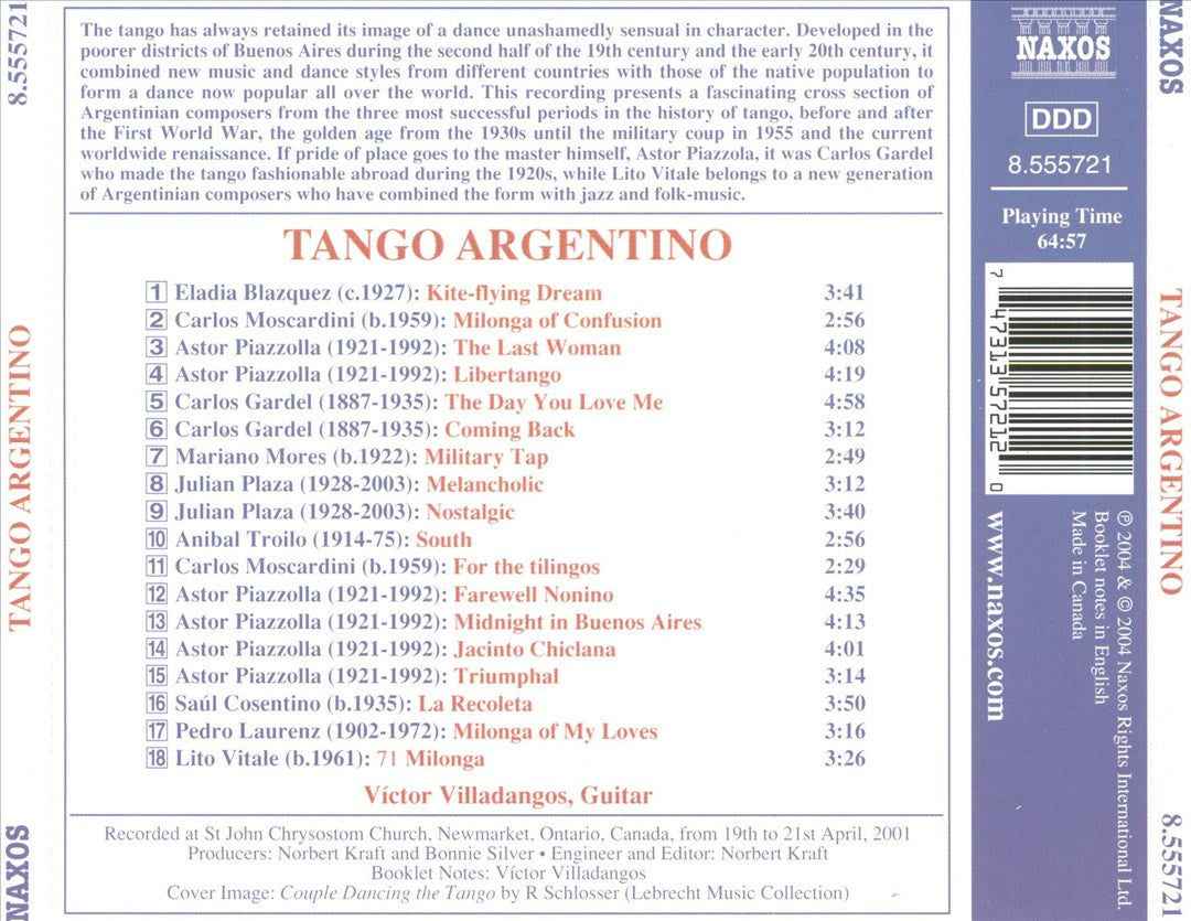 Tango Argentino cover art