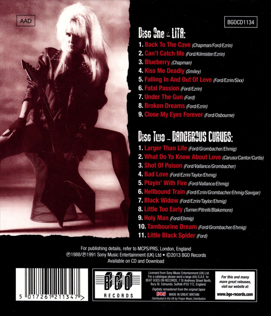 Lita/Dangerous Curves cover art