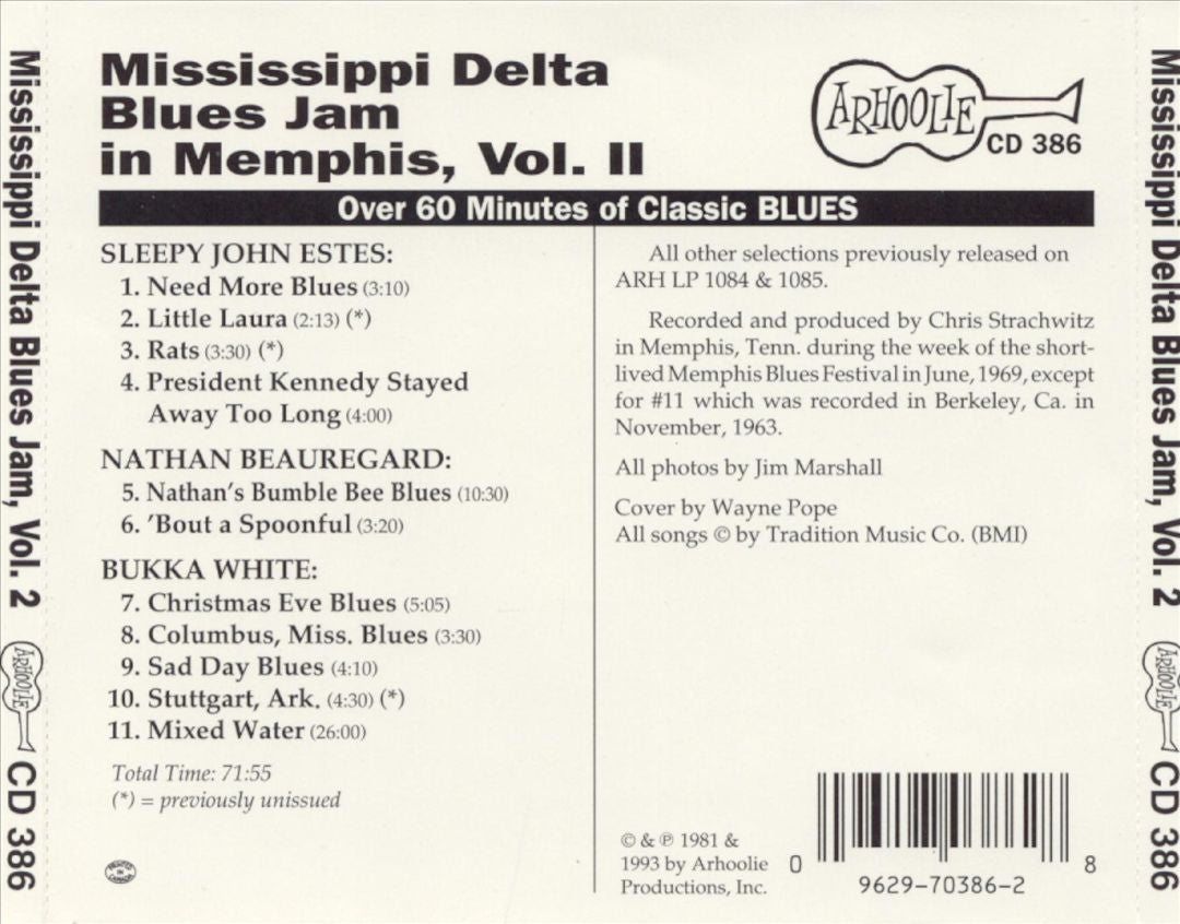 Mississippi Delta Blues Jam in Memphis, Vol. 2 cover art