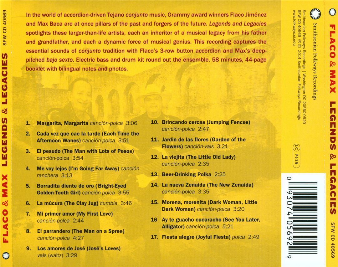 Flaco & Max: Legends & Legacies cover art