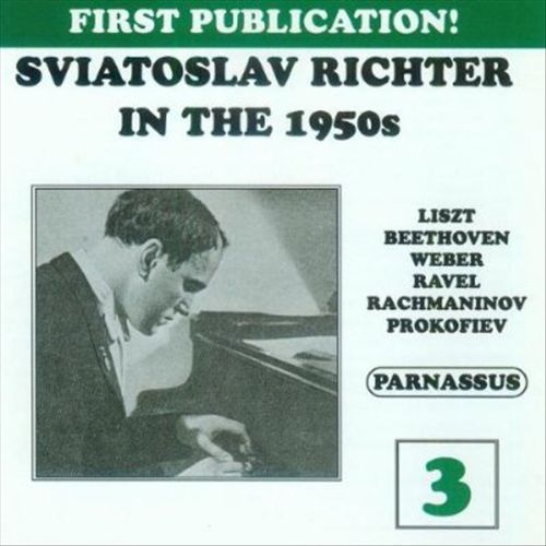 Sviatoslav Richter in the 1950s, Vol. 3 cover art