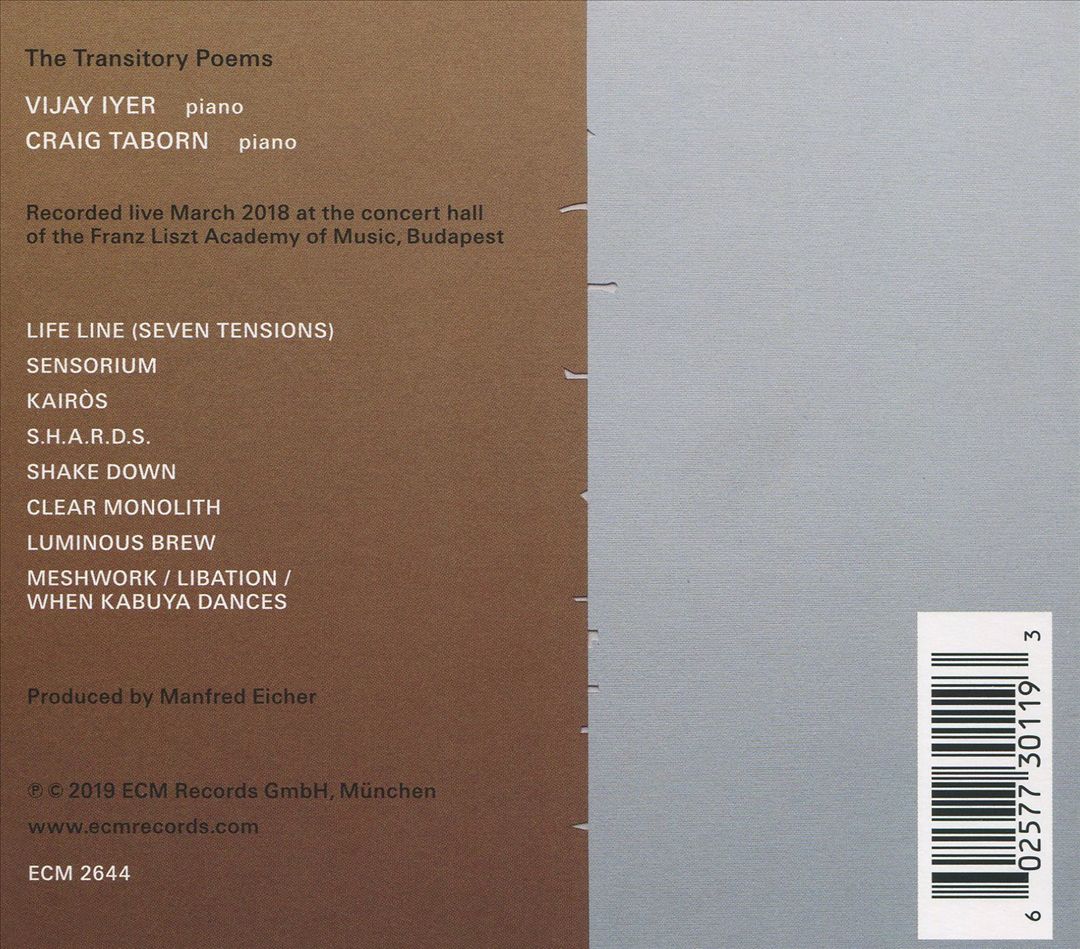 Transitory Poems cover art