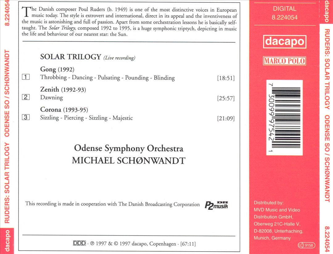 Poul Ruders: Solar Trilogy cover art