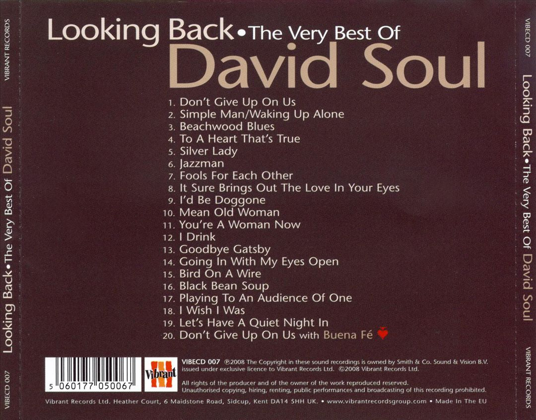 Looking Back: The Very Best of David Soul cover art