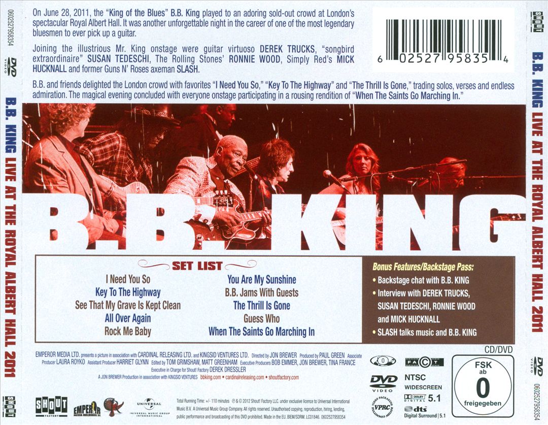 Live at the Royal Albert Hall 2011 cover art