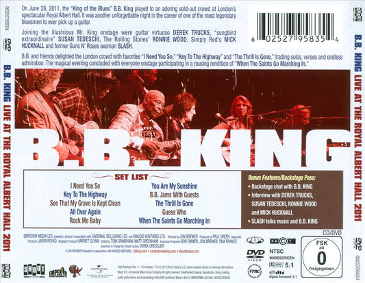 Live at the Royal Albert Hall 2011 cover art