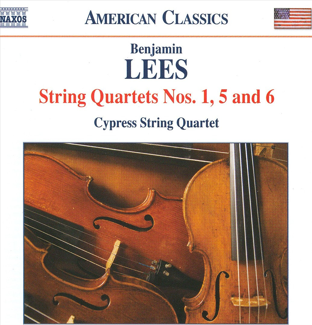 Benjamin Lees: String Quartets Nos. 1, 5 & 6 cover art