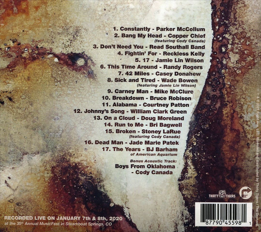 Years: A Musicfest Tribute to Cody Canada and the Music of Cross-Canadian Ragweed cover art