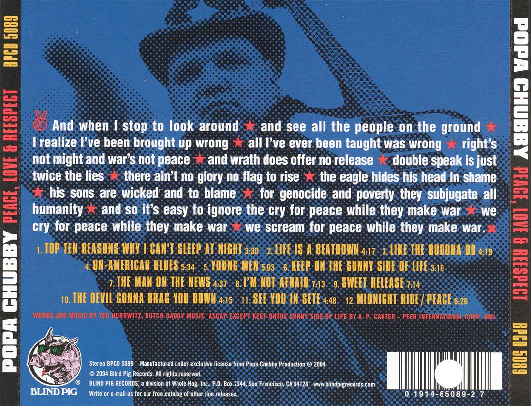 Peace, Love and Respect cover art