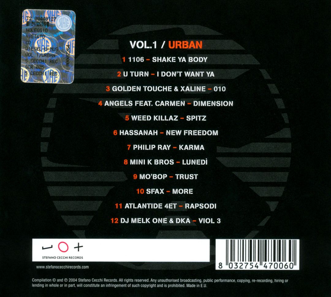 Diesel-U-Music, Vol. 1: Urban cover art