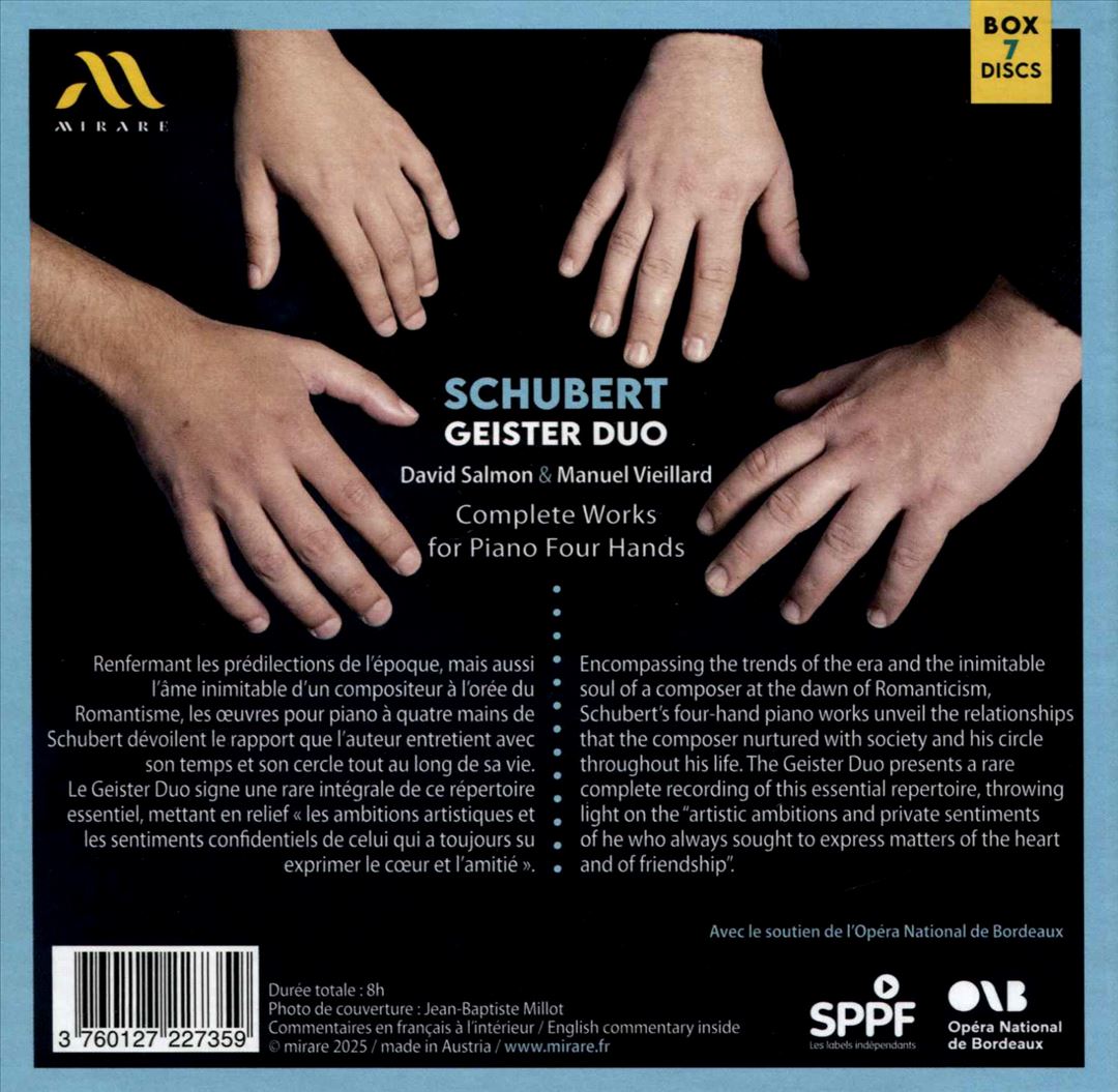 Schubert: Complete Works for Piano Four Hands, Vol. 1 cover art
