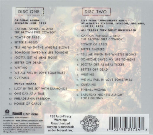 Captain Fantastic and the Brown Dirt Cowboy [Deluxe Edition] cover art