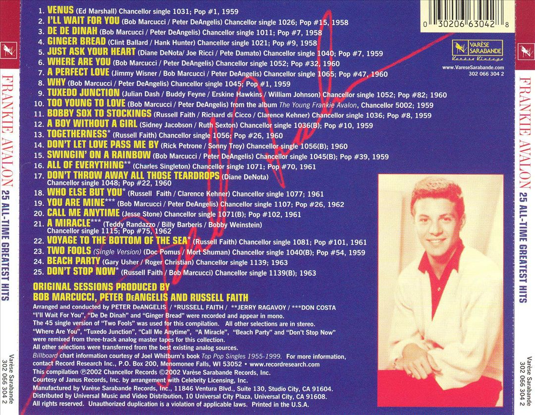 25 All-Time Greatest Hits cover art