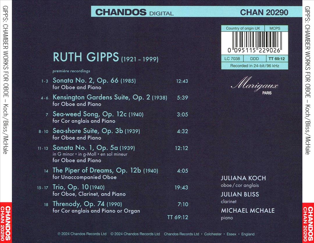 Ruth Gipps: Piper of Dreams cover art