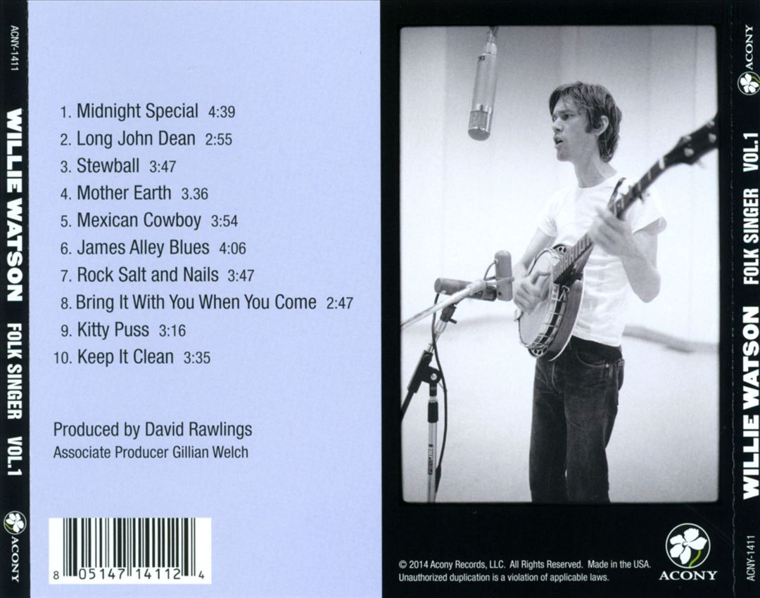 Folk Singer, Vol. 1 cover art