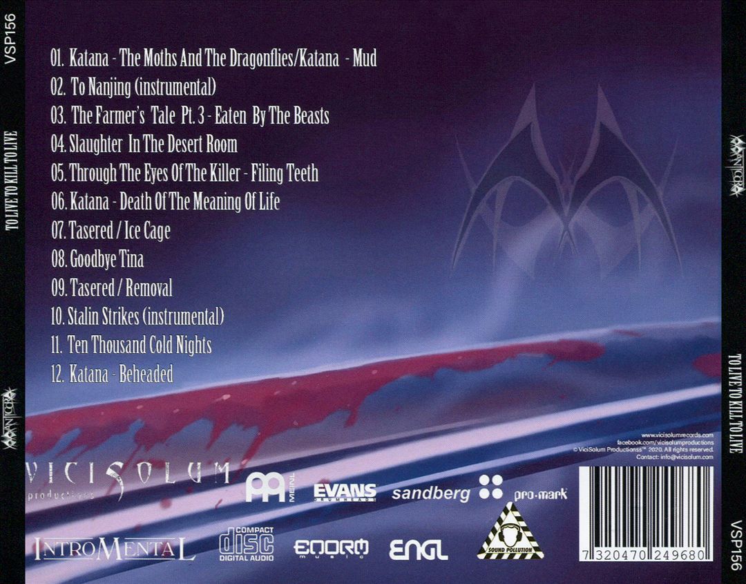 To Live to Kill to Live cover art