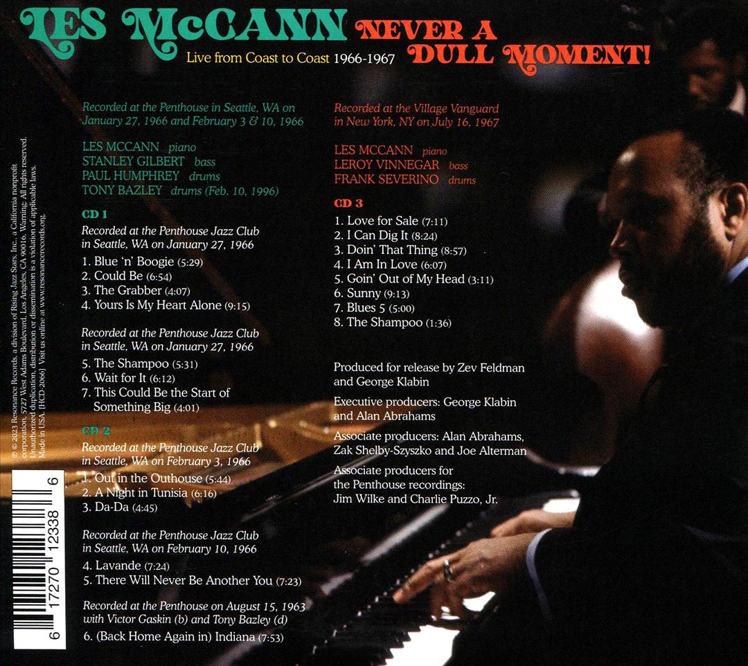 Never a Dull Moment! [Live From Coast to Coast 1966-1967] cover art