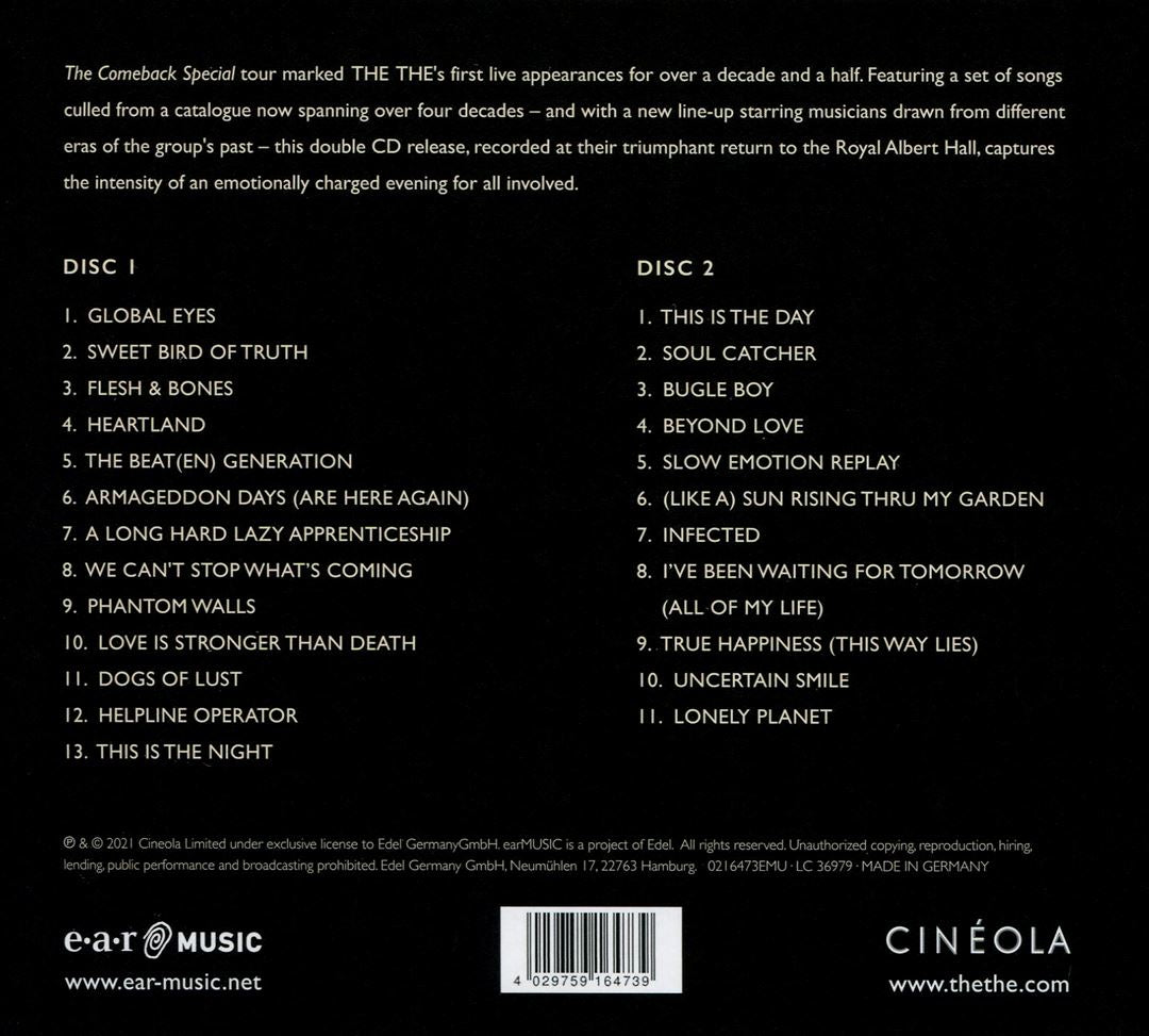 Comeback Special cover art