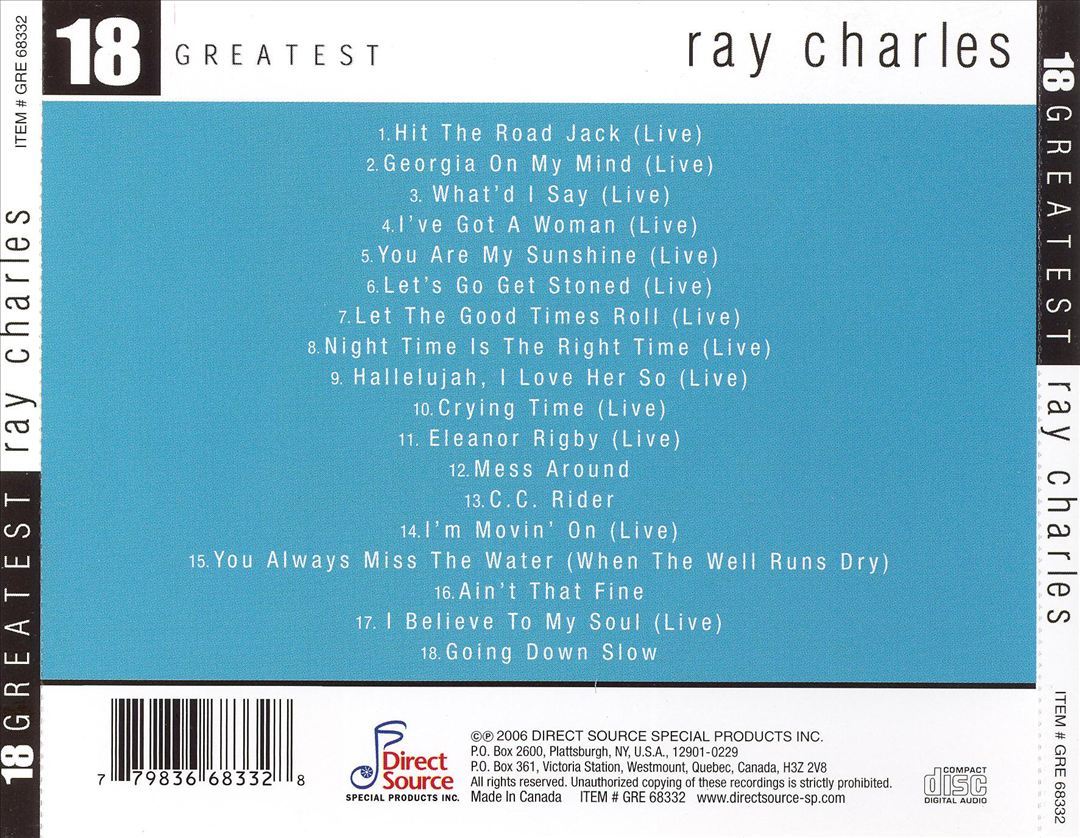 18 Greatest cover art