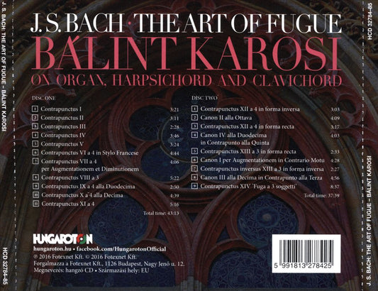 Bach: The Art of Fugue cover art