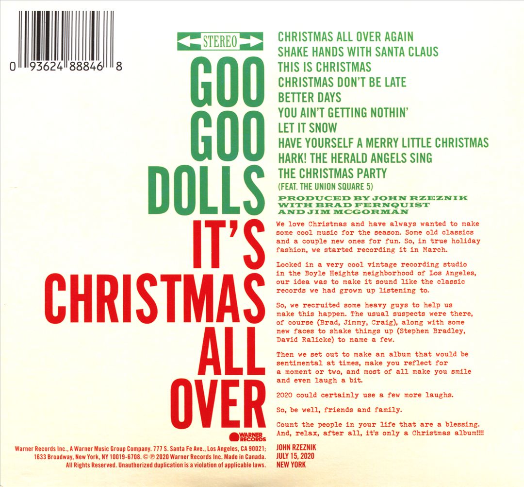 It's Christmas All Over cover art