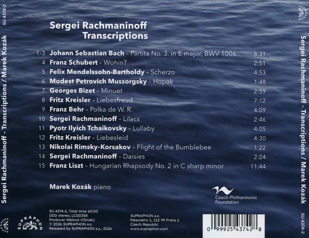 Rachmaninoff: Transcriptions cover art