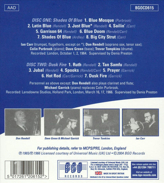 Shades of Blue/Dusk Fire cover art