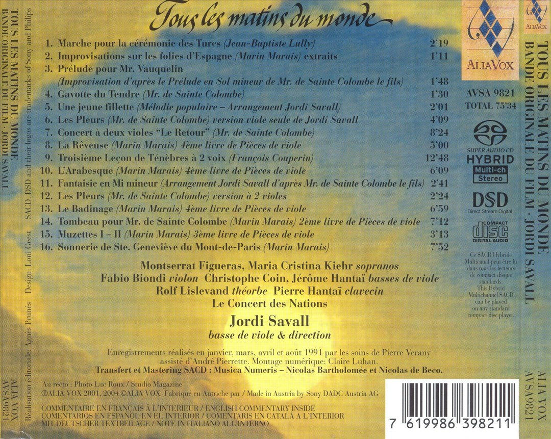 Tous les matins du monde [Bande Originale du Film] cover art