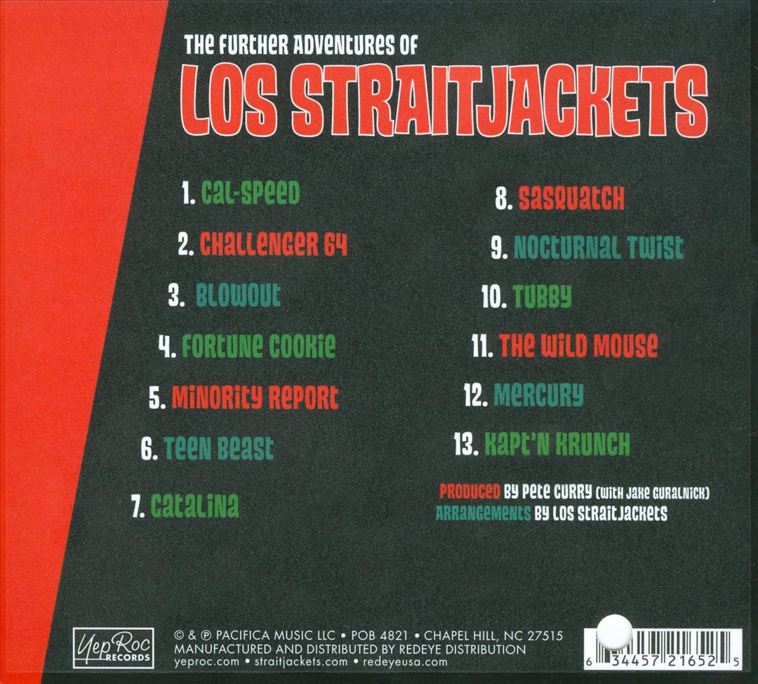 Further Adventures of Los Straitjackets cover art