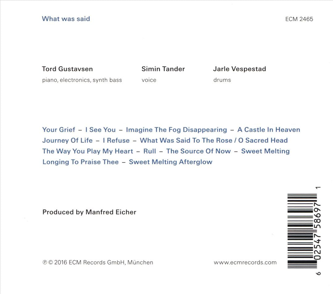 What Was Said cover art